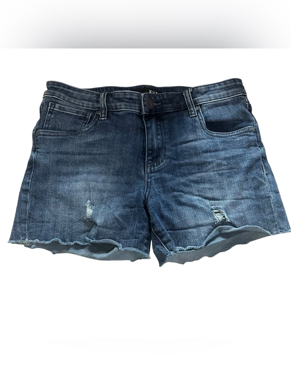 Kut from The Kloth Gidget Mid Rise Short in Stimulating Wash Sz 6